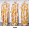 Ethnic Clothing Elegant African Maxi Dresses for Women 2023 Plus Size Print Kaftan Muslim Evening Party Long Dress Summer Africa 230424