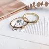 Klassisk designklöver monogram Bangle Designer Märke Luxury Jewel Christmas Gifts Wedding Leather Bangle Womens Fashion Style Love Smyckesarmband