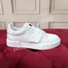 2023 TOP Kwaliteitsontwerper Dunks hardloopschoenen mode zwart wit lederen platform schoenen buiten sporttrainers ademende sneakers