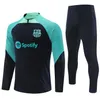 ANSU FATI Camisetas de football TRACKSUIT kit 23/24 Barcelona uomini e bambini barca ragazzi adulti LEWANDOWSKI F. DE JONG TRAINING SUIT giacca futbol survêtement