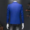 Mens Ternos Blazers Boutique Moda Cor Sólida Highend Marca Casual Negócios Blazer Noivo Vestido de Casamento para Homens Terno Tops Jacke Casaco 231123