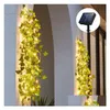 Décorations de jardin Lumières solaires Fée Feuille d'érable 1052M Lampe de guirlande extérieure étanche pour la décoration Fournitures de fête Drop Livraison Accueil Otskk