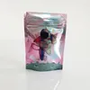 3.5g Mylar Bags California SF Spaceman Package Print Stand Up Pouch Smell Proof Holographic Film Zipper Bag Astronauts Design Plastic Pouches