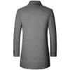 Mélanges de laine pour hommes Manteau en laine Manteau d'extérieur à manches longues Trench-coats Veste Élégant Manteau de poche élégant Manteau long Manteau d'hiver en laine Slim Men Coat 231123