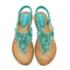 2023 Designersandaler Sexiga sommarsandaler för kvinnor Mode Boho Beach Tofflor Mode Flip Flops Plus Size Damskor