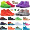 Ball Shoes MB.01 Lo Mens Basketball Shoe 1OF1 Queen City melo and Morty Ridge Red Blast Buzz City Galaxy UNC Iridescent Dreams Trainers Sports Sneakers