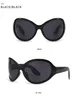 Sunglasses Vintage Summer Oversized Big Frame One Piece Lens Women Custom Logo Fashion Men Designer