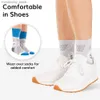 Support de cheville 1 paire de chaussettes de nropathie - Compression périphérique de la nrite pour les pieds diabétiques pour les dommages nerveux, la douleur dans les pieds et la goutte Q231124