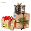 Presentförpackning 250 st julklistermärke Etiketter Scrapbooking PO Cards Psmyishments 6xdd