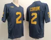 Maglia da calcio Champions College 97 Aidan Hutchinson Michigan Wolverines 10 Tom Brady 7 Donovan Edwards 9 J.j. Mccarthy tutto cucito da uomo blu bianco arancione