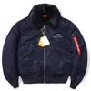 Hommes mélanges Martin hiver 45P coton rembourré manteau vol Bomber veste hommes décontracté col de fourrure lâche Baseball militaire tactique 231123