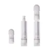 Volledige keramische vape-karren 0,5 ml 0,8 ml 1,0 ml verstuivers Push Top Alle keramiek Lege glazen cartridges 510 draad dikke olieverdamper Witte geperste tips