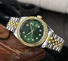 30% rabatt på Watch Watch Mens with Diamond Green Dial Automatic Machine 42mm 904L Rostfritt stål Rem Sapphire Hidden Folding Buckle Watertoat Clean Factory Factory