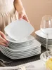 Dinnerware Sets 36-Piece Porcelain Dinner Set Soup Dessert Plates For 12 Person