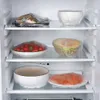 Nieuwe 200 % Wegwerp voedselbedekking Plastic wrap elastische voedseldeksels voor fruitkommen kopjes doppen opslag keuken frisse bewaarspaarzak