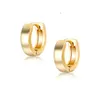 ROXI Women Jewelry 14 K Solid Classic Elegant Glossy Hie Gold Filled Hoop Earrings