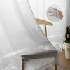 Curtain Silver Plant Flower European Style Tulle Sheer Curtains For Living Room Decor Window Bedroom Voile Organza Drapes