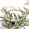 Link Bracelets Go2BoHo Real Freshwater Pearl Bracelet Gold Color Miyuki Seed Beaded Chain Adjustable For Women Fashion Jewelry Gifts