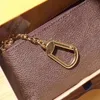 Wysokiej jakości luksusowy design przenośny klucz P0uch Portfel Classic Man/Women Coin Torebka z torbą z pudełkiem z pudełkiem