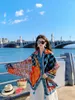 Women's Swimwear WeHello-Women's Silk Scarf Sunscreen Shawl Ethnic Wind Travel Seaside Sun Protection Beach Yarn