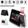 New Digital Projection Alarm Clock Weather Station with Temperature Thermometer Humidity Hygrometer/Bedside Wake Up Projector Clock