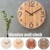 Wall Clocks Living Room Rustic Style Non-Ticking Easy To Read For Home Decoration Necessity