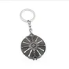 Keychains Game God of Wars 4 Kratos Shield Axe Keychain redondo helicóptero pingente keyring Dorp Jewelry Key Chains Key