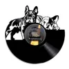 Franse Bulldog Vinyl Record Wandklok Modern Design Animal Pet Shop Decor Puppy Relogio De Parede Lover Gift 210913198C