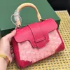 Low key luxe saigon tas -lading tas designer handtas met verstelbare en afneembare schouderband houten handgreep - dames een schouder crossbody mini -tas