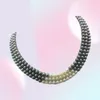 3Rows 78mm Nera Natural Pearl Necklace 1719quot0121492418