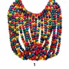 Collane con ciondolo Collana multistrato colorata bohémien Perline africane Dichiarazione di gioielli da donna Abbigliamento Maglione Catena da viaggio