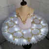 Vêtements de danse filles lumière LED professionnel Ballet Tutu lueur ballerine robe de Ballet enfants adulte lumineux fête d'anniversaire danse Costume Dancewear 231124