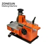 Zonesun roestvrijstalen embosser machine metalen typeplaatje labelgravurering markering hondentag embosser metalen stempelende machine