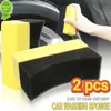 2 pièces voiture pneu nettoyage éponge roue pneu Pad lavage brosse éponge outil pansement épilation polissage Auto accessoires 10x6x4cm 10x7x4cm