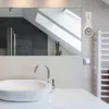 Wall Clocks Bathroom Suction Cup Clock Digital Timer Towel Rails Household Operated Plastic Waterproof Shower Decor