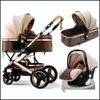 Kinderwagens Babymode Wandelwagen 3 in 1 Moeder Luxe reiskinderwagen Mand Baby's Autostoel en Mxhome Levering Baby Bdebaby pak merk