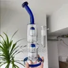 Gravity Glass Bong Narghilè Bong d'acqua matrix perc 14mm Smoke Glass Pipe Recycler Dab Rigs con ciotola da 18mm