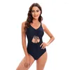 Costumi da bagno da donna Moda Bikini scava fuori Costume da bagno donna sexy 2023 Tuta intera Donna Costume da bagno estivo da spiaggia