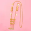 Ketens dicai Turkse munt hanger Gold vergulde Koerdische bruids sieraden bruiloft geschenk items mijn bestelling dames mode ketting