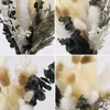 Decorative Flowers 45PCS Dried Pampas Grass Natural Fluffy For Home Decor Boho Bathroom Office