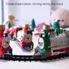 Christmas Toy Supplies Christmas Tree Train Set Electric Railway Track Kids Educational Toy Xmas Decoration Boys Girls Birthday Christmas Gift Decor 231124