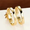 Cluster Rings Charm Gold Color Engagement Ring Sets Shining White Zircon Wedding Ring Set Girl Luxury Crystal Snowflake Double Rings For Women 230424