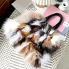 Kvällspåsar Kvinnors modedesigner Fur Bag Women's Luxury Fox Fur Handbag Women's Wedding Party Bag Axel Forhud Grass 231124