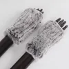 Five Fingers Gloves Winter Real Fur Golve Women Outdoor Warm 100% Real Rex Rabbit Fur Gloves Knit Thick Natural Soft Rex Rabbit Fur Mittens 231123