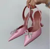 Marque arrivée chaussures de mode Rosie cuir slingback pompes en cuir clouté dames bride à la cheville femmes pompes fête de mariage robe de soirée de mariée eu