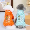 Vêtements pour chiens Chaopai Pet Schnauzer Fadou Teddy Moyen et Petit à quatre pattes Jacquard Coupe-vent Automne Manteau d'hiver