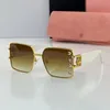 Designer-Sonnenbrillen für Damen, Mui-Mui-Brille, dezenter Luxus, einzigartiger Charme, Fashion Pieces, große Rahmenbrille, Party-Sonnenbrille, Skelett-Linse, breite Beinbrille