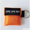 Face Protection Wholesale Cpr Resuscitator Mask Keychain Emergency Shield First Help For Health Care Tools Drop Delivery Office Scho Dhnmh