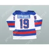 Maglia personalizzata ERIC STROBEL1980 MIRACLE ON ICE TEAM USA 19 HOCKEY NUOVA cucitura superiore S-M-L-XL-XXL-3XL-4XL-5XL-6XL