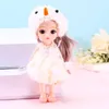 Bebekler 16cm lolita prenses bjd bebek kıyafetler ve ayakkabılar sevimli tatlı yüz1 12 hareketli eklemler aksiyon figürü hediye çocuk çocuk kız oyuncak 231124
